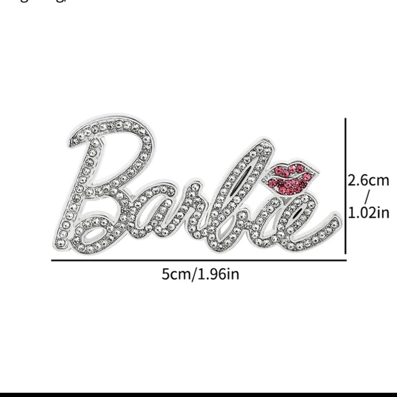 Barbie Rhinestone Pin / Brooch - Picture 2 of 14